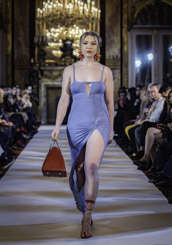 Braided PerfectionIndulge yourself in this one-of-a-kind Braided Perfection Dress. With its side ruched detailing and double-layered braid alongside this silky smooth fabric, it is su