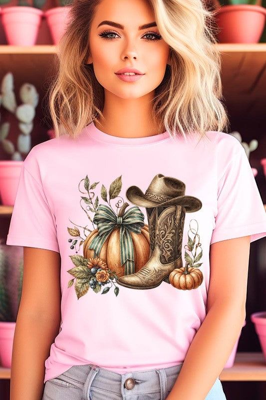 Howdy Pumpkin Western Fall Graphic TeeHowdy Pumpkin Western Fall Graphic Tee.Unisex Crew Neck Short Sleeve Tees.Crafted from premium materials, tailored to your lifestyle, ensuring a comfortable fit for