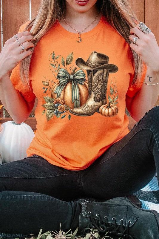 Howdy Pumpkin Western Fall Graphic TeeHowdy Pumpkin Western Fall Graphic Tee.Unisex Crew Neck Short Sleeve Tees.Crafted from premium materials, tailored to your lifestyle, ensuring a comfortable fit for