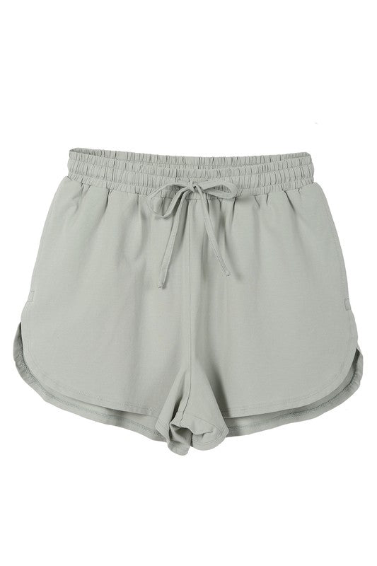 Training wear bottom shorts*Training wear bottom shorts*Pattern type : solid*Stretch : stretch*Sheer : not lined, but not sheer*Care instruction : machine wash cold, only non-chlorine bleach w