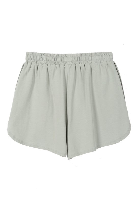 Training wear bottom shorts*Training wear bottom shorts*Pattern type : solid*Stretch : stretch*Sheer : not lined, but not sheer*Care instruction : machine wash cold, only non-chlorine bleach w