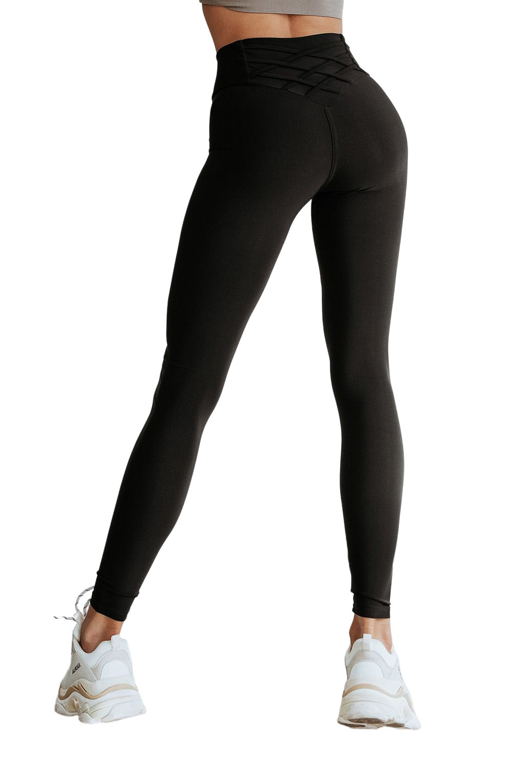 Black Criss Cross Tummy Control High Waisted LeggingsMaterial:90%Polyester+10%Elastane
•MOQ: From $39
•Dropshipping: Place orders at Shewin, and we will ship the merchandise directly to your customers.
