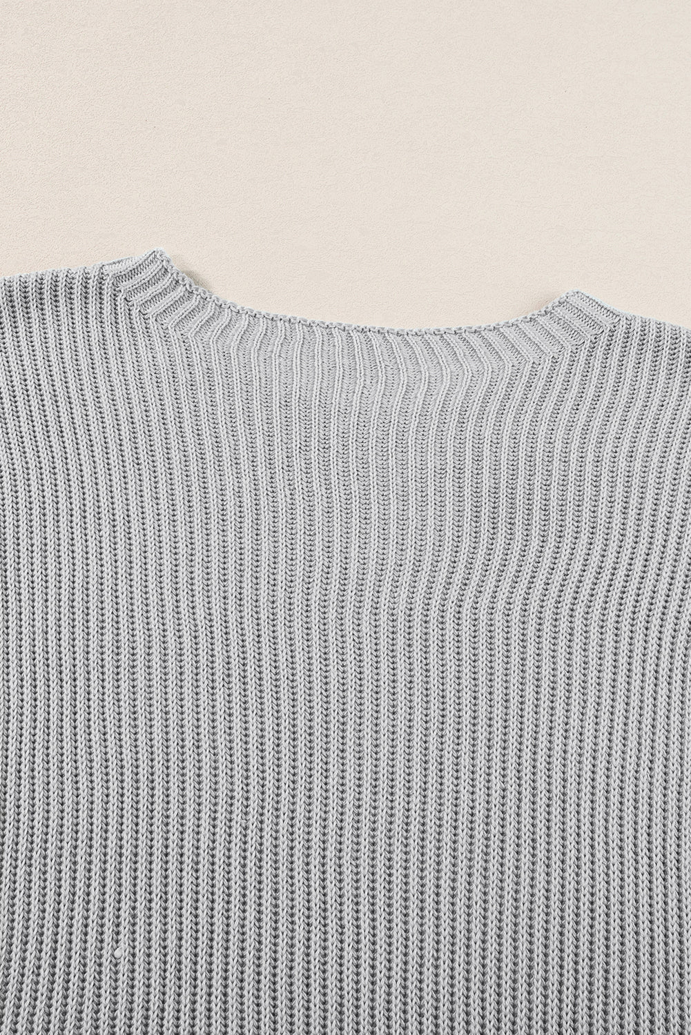 Apricot Side Slit Short Sleeve Oversized SweaterMaterial:55%Acrylic+45%Cotton



		The sweater is a comfortable and chic addition to your wardrobe. Made from breathable, lightweight, and stretchy knitted fabric,