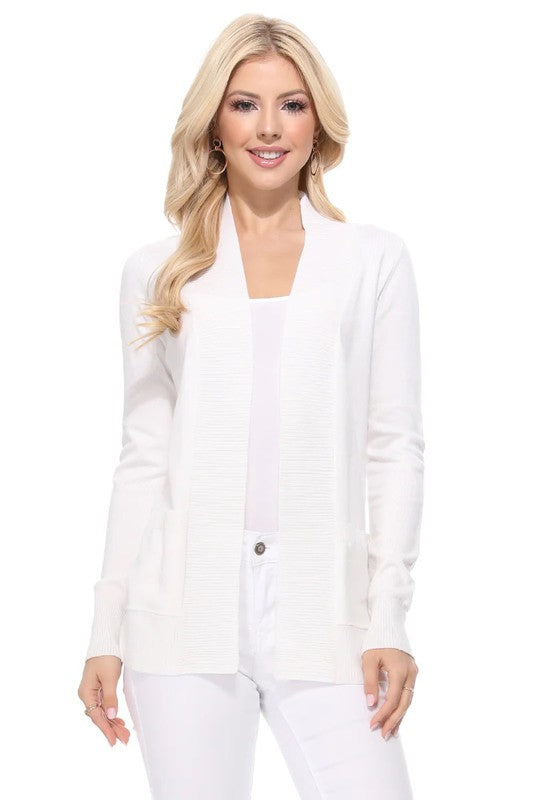 Open Front Shrug Sweater Knit Cardigan- Length: 25.5-27" - Across Shoulder: 13-14.5"- Sleeve Length: 23-23.75"- Women's Open Front Pockets Long Sleeve Sweater Cardigan- Ladies :75% Viscose ,25%Polyester-