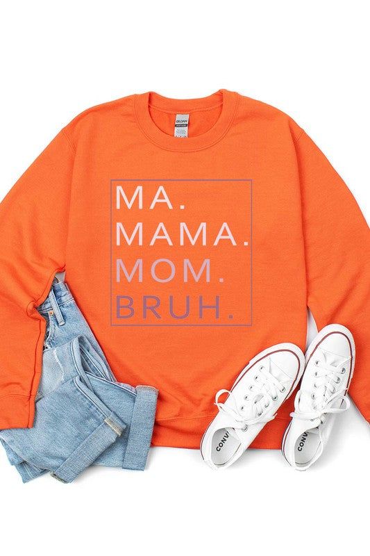 UNISEX FLEECE SWEATSHIRTMA,MAMA,MOM,BRUH,MOTHER'S DAY UNISEX FLEECE SWEATSHIRT,GRAPHIC TEE,GRAPHIC TSHIRTS,TSHIRTS,TEES50%POLY,37.5%COTTON,12.5%RAYONNICARAGUA
Style: Casual 
Print / Pattern