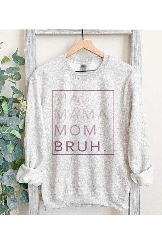 UNISEX FLEECE SWEATSHIRTMA,MAMA,MOM,BRUH,MOTHER'S DAY UNISEX FLEECE SWEATSHIRT,GRAPHIC TEE,GRAPHIC TSHIRTS,TSHIRTS,TEES50%POLY,37.5%COTTON,12.5%RAYONNICARAGUA
Style: Casual 
Print / Pattern