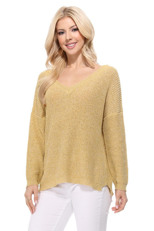 Open Back Off Shoulder Loose Fit Summer Knit Top- Last Inventory Sale. Not a Defect- Length: 23-25"- Across Shoulder: 25-26"- Sleeve Length: 14.75-15.25"- Loose fit Wide Back Open Knit top- Off Shoulder Look- Long