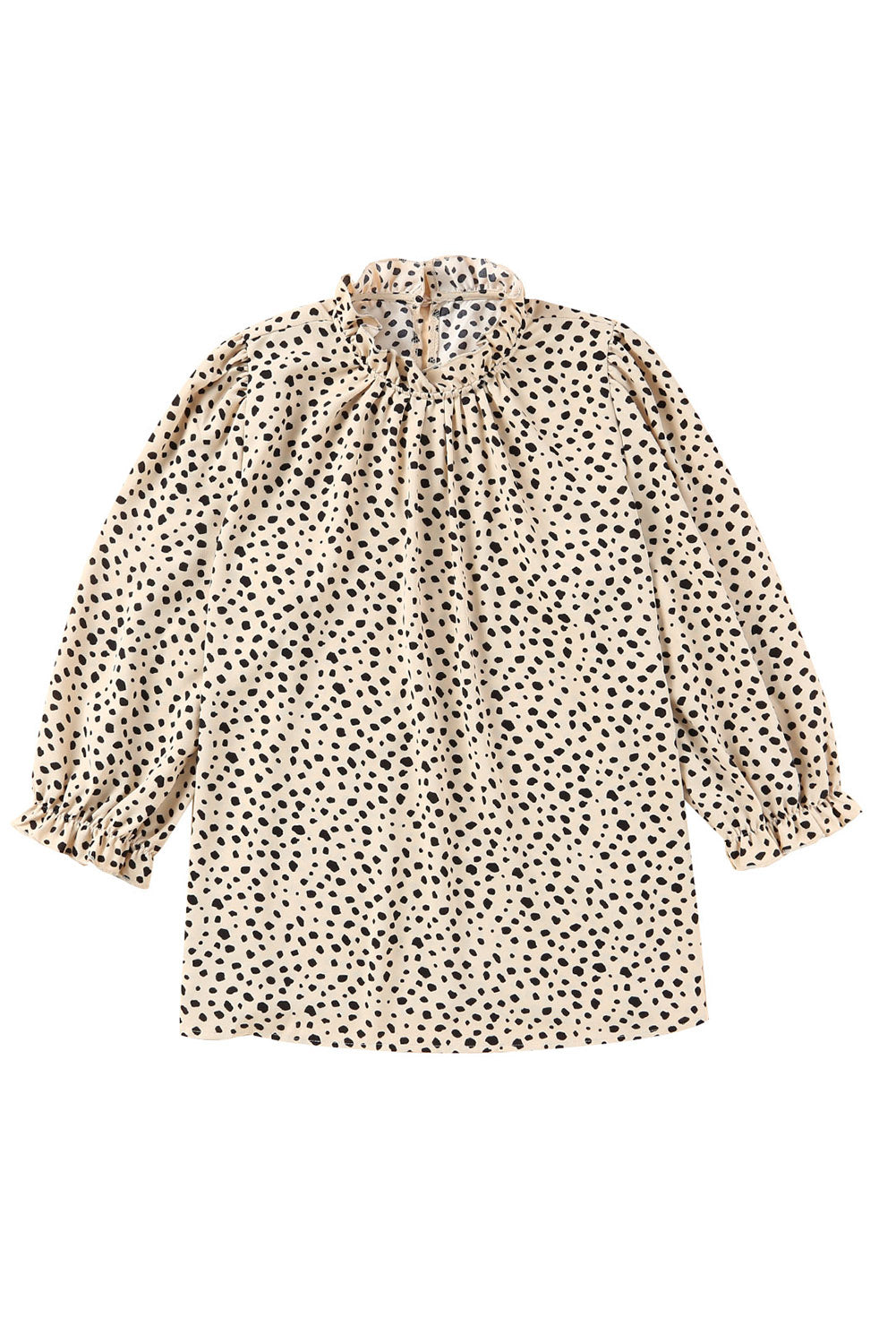 Khaki Leopard 3/4 Ruffle Sleeve Frill Neck BlouseMaterial:100%Polyester



		MOQ: From $39
	
	
		Dropshipping: Place orders at Shewin, and we will ship the merchandise directly to your customers. Our dropship 