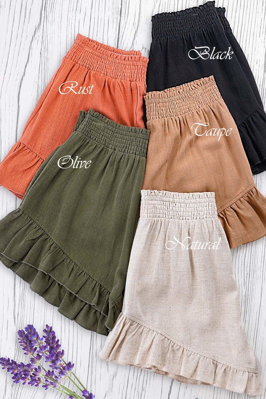 Joyce ShortsThe Joyce Shorts are the ultimate addition to your casual wardrobe, providing versatile comfort and a timeless style that pairs effortlessly with any top. These shor