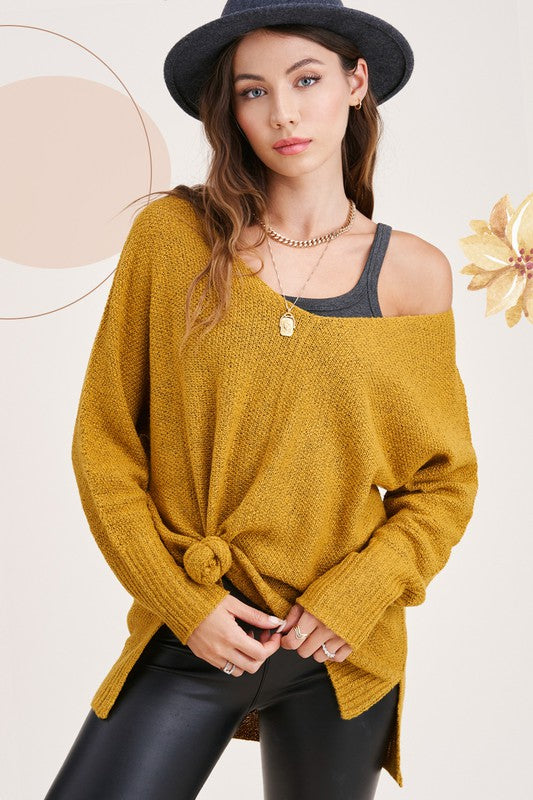 Winnie SweaterUnbelievably soft, lightweight easy to wear sweater featured in relaxed fit, stretchy fabric, high low hemline, side slit detail. Wear this relaxed fit sweater as ma