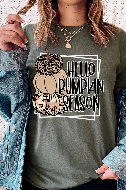 UNISEX SHORT SLEEVEHELLO PUMPKIN SEASON,THANKSGIVING UNISEX SHORT SLEEVE100%COTTON,HEATHER(52%COTTON,48%POLY),ATH.HEATHER,BLACK HEATHER(90%COTTON,534%POLY)IMPORTSize Measurement (inch)