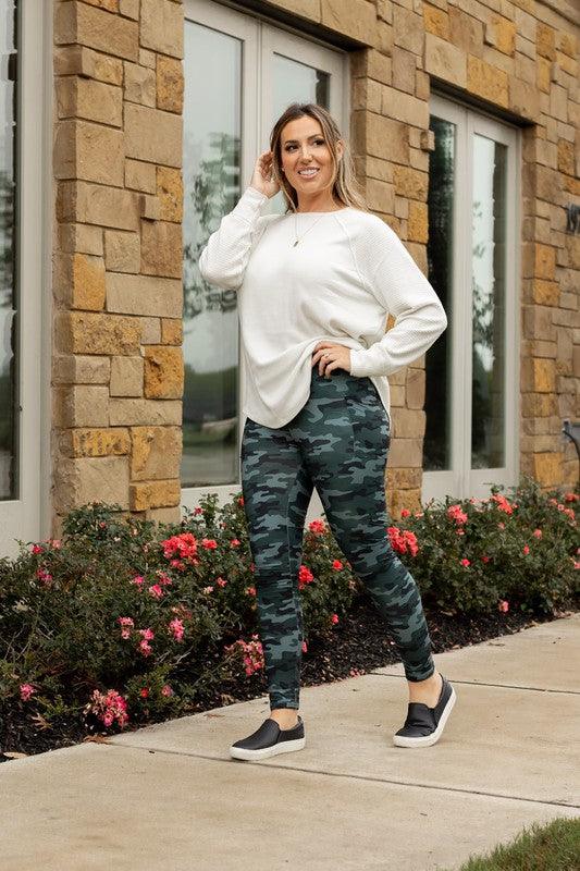 NEW Camo 2.0 LeggingsAre you looking for the perfect leggings? Look no further than the all-new Camo 2.0 leggings! These high-waisted leggings are incredibly soft and sure to keep you co