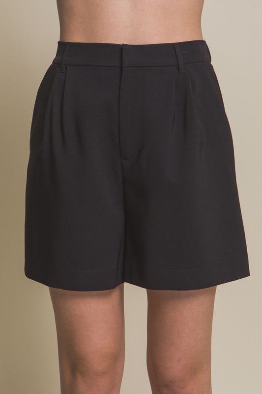 Vertigo Blazer ShortsThe Vertigo Blazer Shorts combine the sophistication of a blazer with the comfort and versatility of shorts. These stylish shorts feature a tailored silhouette inspi