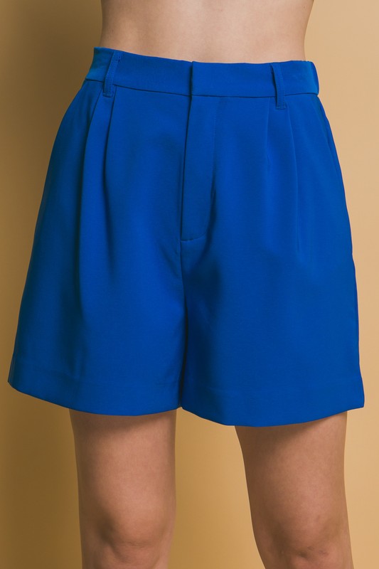 Vertigo Blazer ShortsThe Vertigo Blazer Shorts combine the sophistication of a blazer with the comfort and versatility of shorts. These stylish shorts feature a tailored silhouette inspi