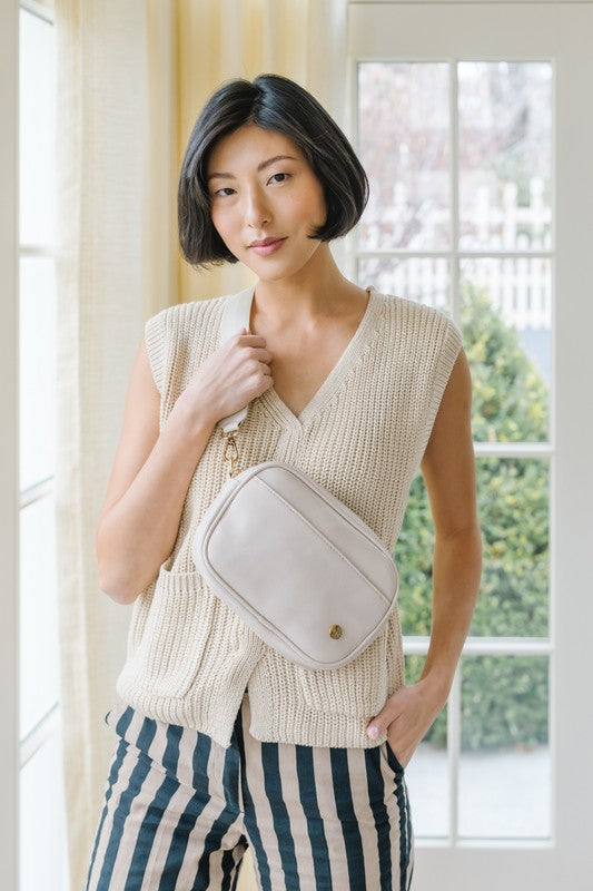 Frankie Crossbody Waist Belt Shoulder BagLightweight? Check. Durable? Check. Versatile? Biiig check.With its multi-wear options and adjustable strap, this convertible bag is the epitome of essential. Style 