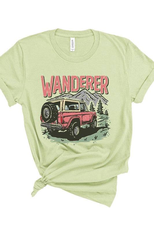 Wanderer Adventure Graphic T ShirtsWanderer Adventure Graphic T Shirts.Unisex Crew Neck Short Sleeve Tees.Crafted from premium materials, tailored to your lifestyle, ensuring a comfortable fit for any