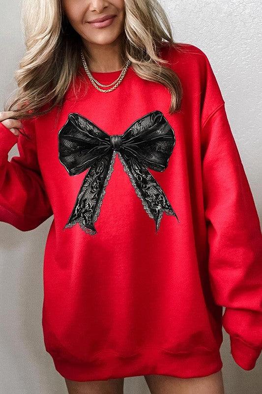 Halloween Coquette bow Graphic Fleece SweatshirtsHalloween Gothic Coquette bow Graphic Fleece Sweatshirts.Unisex Crew Neck Long Sleeve Sweaters Knits.Crafted from premium materials, tailored to your lifestyle, ensu