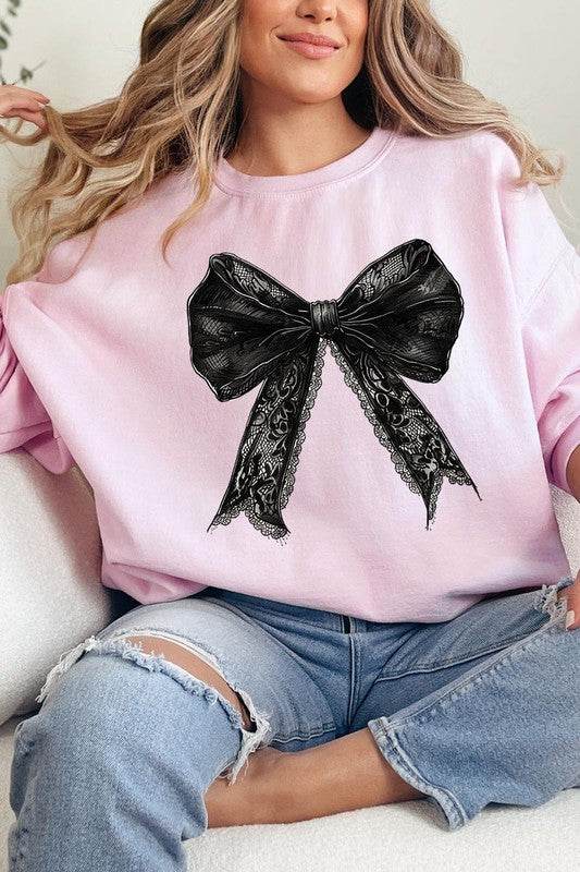 Halloween Coquette bow Graphic Fleece SweatshirtsHalloween Gothic Coquette bow Graphic Fleece Sweatshirts.Unisex Crew Neck Long Sleeve Sweaters Knits.Crafted from premium materials, tailored to your lifestyle, ensu