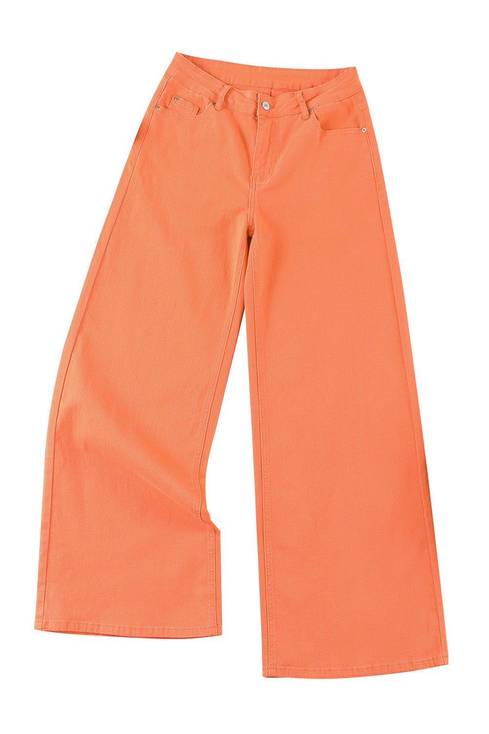 Orange Acid Wash Casual High Waist Wide Leg JeansMaterial:98%Cotton+2%Elastane


	

			Step into the world of high fashion and make a bold statement with these wide leg jeans that effortlessly capture attention 