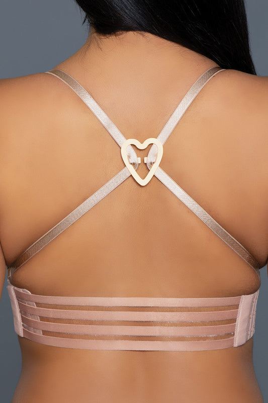 2310 Heart Converting ClipsThe Heart Covering Clips feature a 3 piece pack of adorable heart-shaped bra clips designed to discreetly transform any regular bra into a racerback, instantly lifti