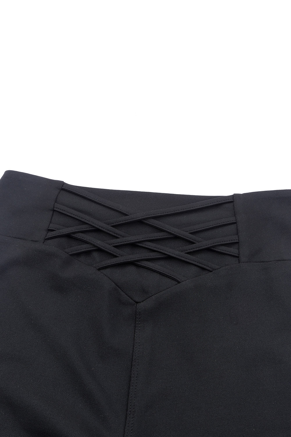 Black Criss Cross Tummy Control High Waisted LeggingsMaterial:90%Polyester+10%Elastane



		•MOQ: From $39
	
	
		•Dropshipping: Place orders at Shewin, and we will ship the merchandise directly to your customers. 