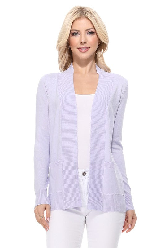 Open Front Shrug Sweater Knit Cardigan- Length: 25.5-27" - Across Shoulder: 13-14.5"- Sleeve Length: 23-23.75"- Women's Open Front Pockets Long Sleeve Sweater Cardigan- Ladies :75% Viscose ,25%Polyester-