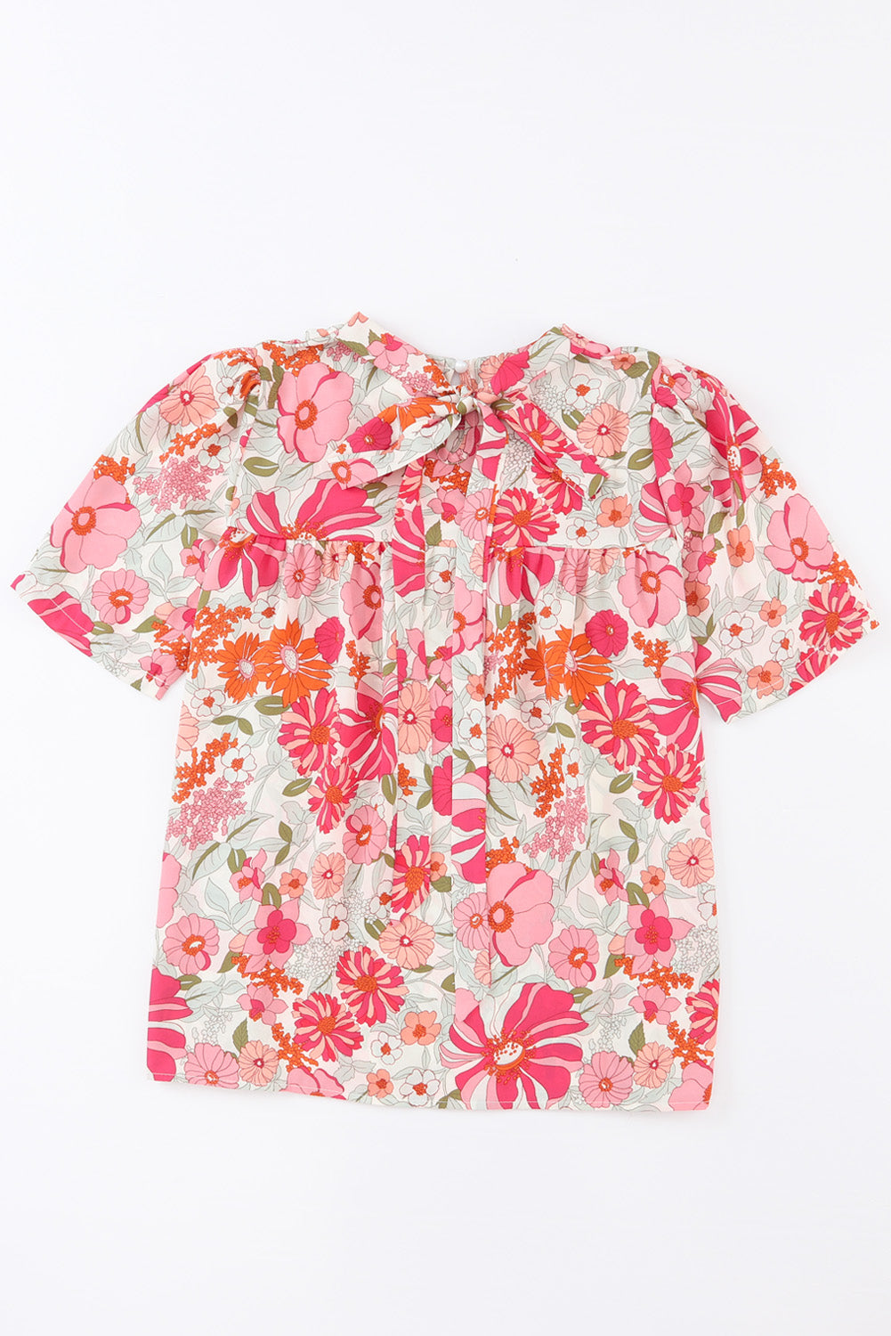 Purple Floral Print Crew Neck Short Sleeve BlouseMaterial:100%Polyester



		This blouse can be ordered in bulk for wholesale purposes.
	
	
		The floral print creates a delicate and romantic look.
	
	
		The