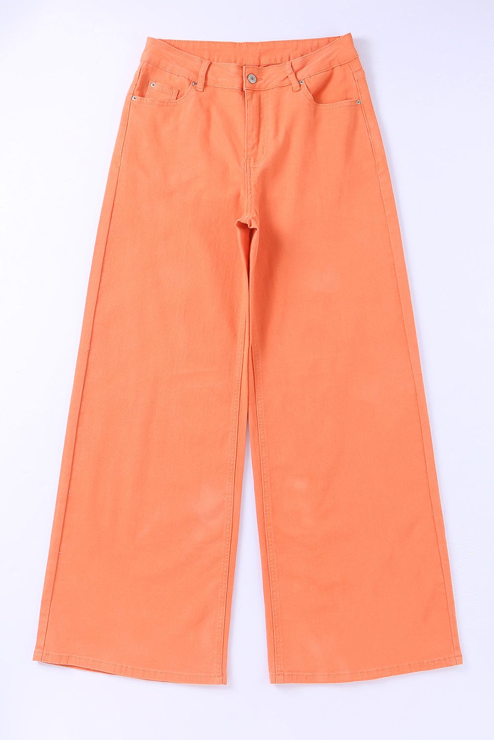 Orange Acid Wash Casual High Waist Wide Leg JeansMaterial:98%Cotton+2%Elastane


	

			Step into the world of high fashion and make a bold statement with these wide leg jeans that effortlessly capture attention 