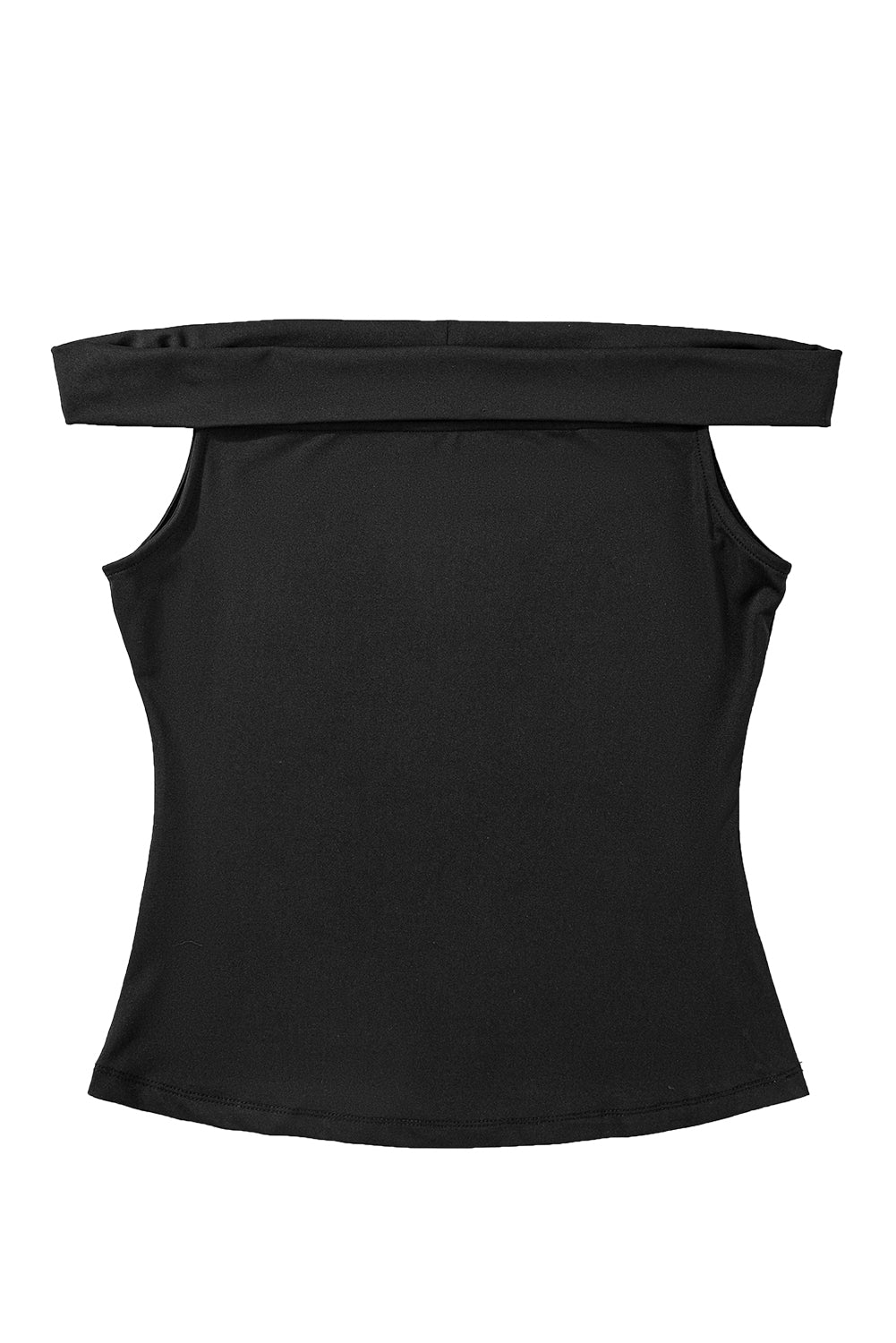 Black Solid Color Folded Off Shoulder Slim BlouseMaterial:92%Polyester+8%Elastane



		This trendy and flattering slim top is crafted to provide a fashionable and modern look, making it a versatile choice for var