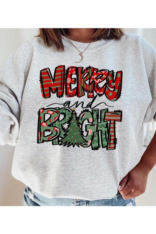 UNISEX FLEECE SWEATSHIRTMERRY AND BRIGHTUNISEX FLEECE SWEATSHIRT50%POLY,37.5%COTTON,12.5%RAYONIMPORTSize Measurement (inch):
S: 38 (BUST), 20 (WAIST), 20 (HIPS), 27 (LENGTH)
M: 42 (BUST), 2