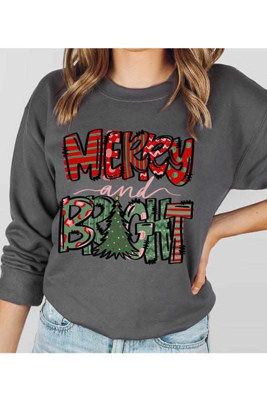 UNISEX FLEECE SWEATSHIRTMERRY AND BRIGHTUNISEX FLEECE SWEATSHIRT50%POLY,37.5%COTTON,12.5%RAYONIMPORTSize Measurement (inch):
S: 38 (BUST), 20 (WAIST), 20 (HIPS), 27 (LENGTH)
M: 42 (BUST), 2