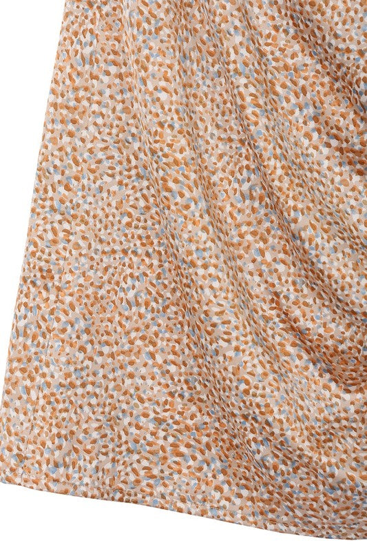 Leopard print shirred skirt*Leopard print ruched mini skirt*Pattern type : leopard print*Stretch : no stretch*Sheer : not lined, but not sheer*Care instruction : machine wash cold, only non-ch