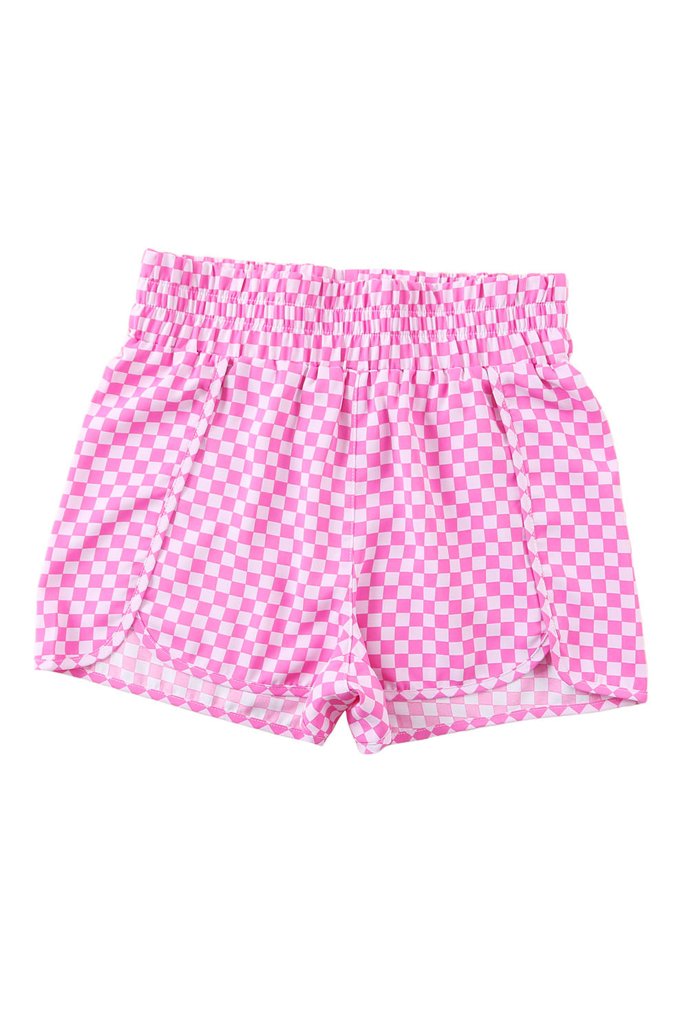 Pink Plaid Print High Waisted Athletic ShortsMaterial:100%Polyester



		Look and feel your best during your next workout with these Plaid High Waisted Athletic Shorts
	
	
		The bold plaid print adds a tou