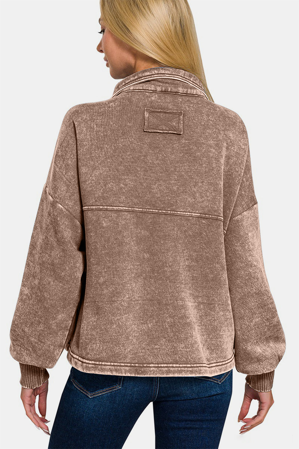 Zenana Wash Fleece Front Pocket Button Up ShacketThis washed fleece front pocket button-up shacket is a versatile and cozy addition to your wardrobe. Combining the style of a shirt with the comfort of a jacket, thi