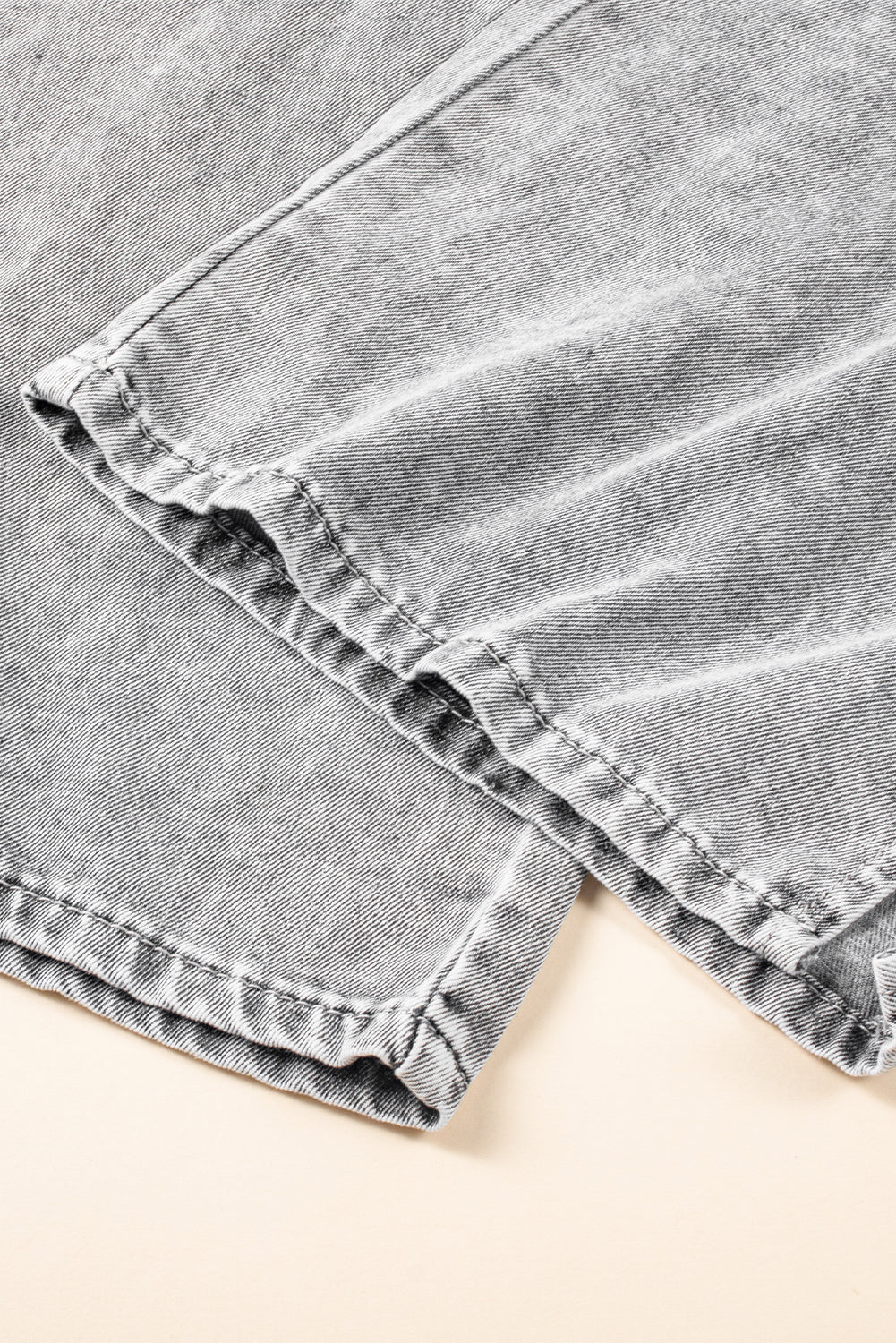 Medium Grey Drawstring Elastic Waist Wide Leg JeansMaterial:82%Cotton+10%Polyester+8%Viscose



		Discover the perfect combination of style and comfort with these wide-leg jeans. 
	
	
		Their relaxed and flowy s