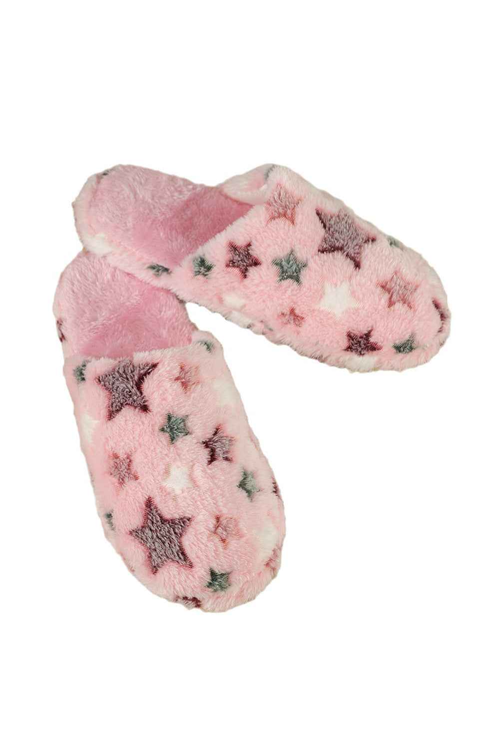 Pink Cute Star Plush Home Slippers• Soft and plush, these Pink Cute Star Plush Home Slippers provide ultimate comfort for lounging at home after a long day.
• Adorable star design adds a fun and whi